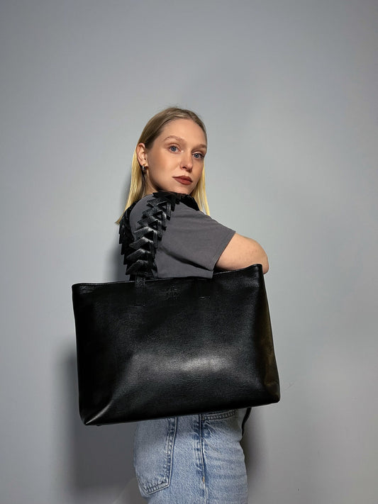 Caro Laptop Tote Negro