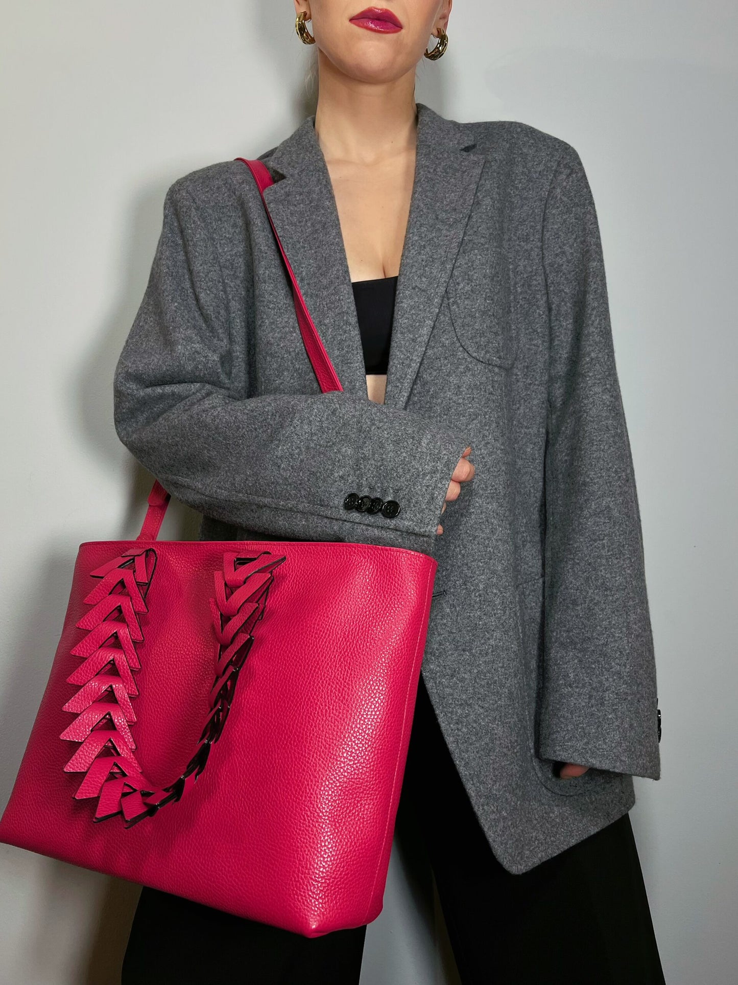 Caro Laptop Tote Red