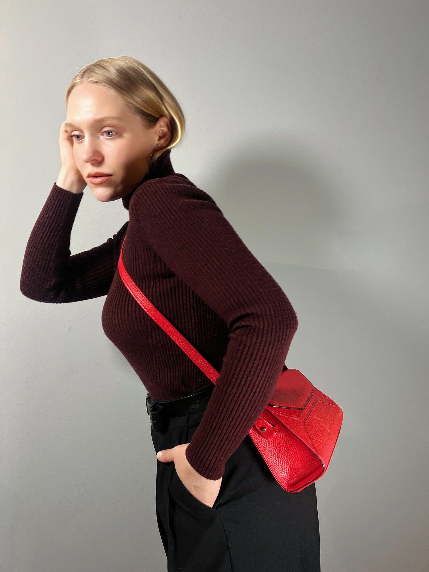 Sofi Minibag Rojo cereza