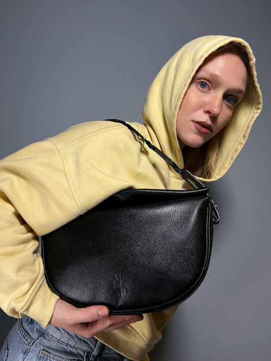 Mimi Moon correa modular Ovalos Negra