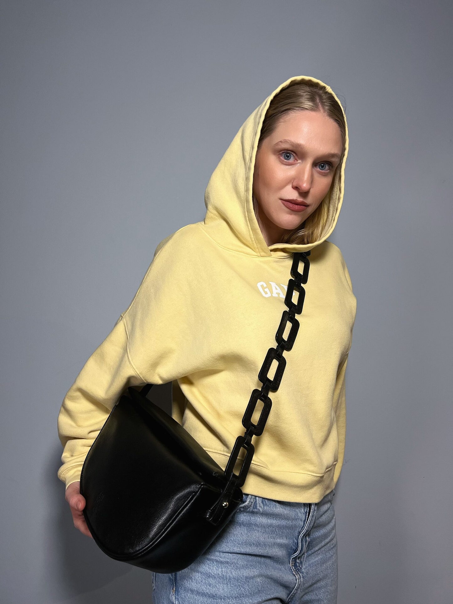 Mimi Moon correa modular Ovalos Negra