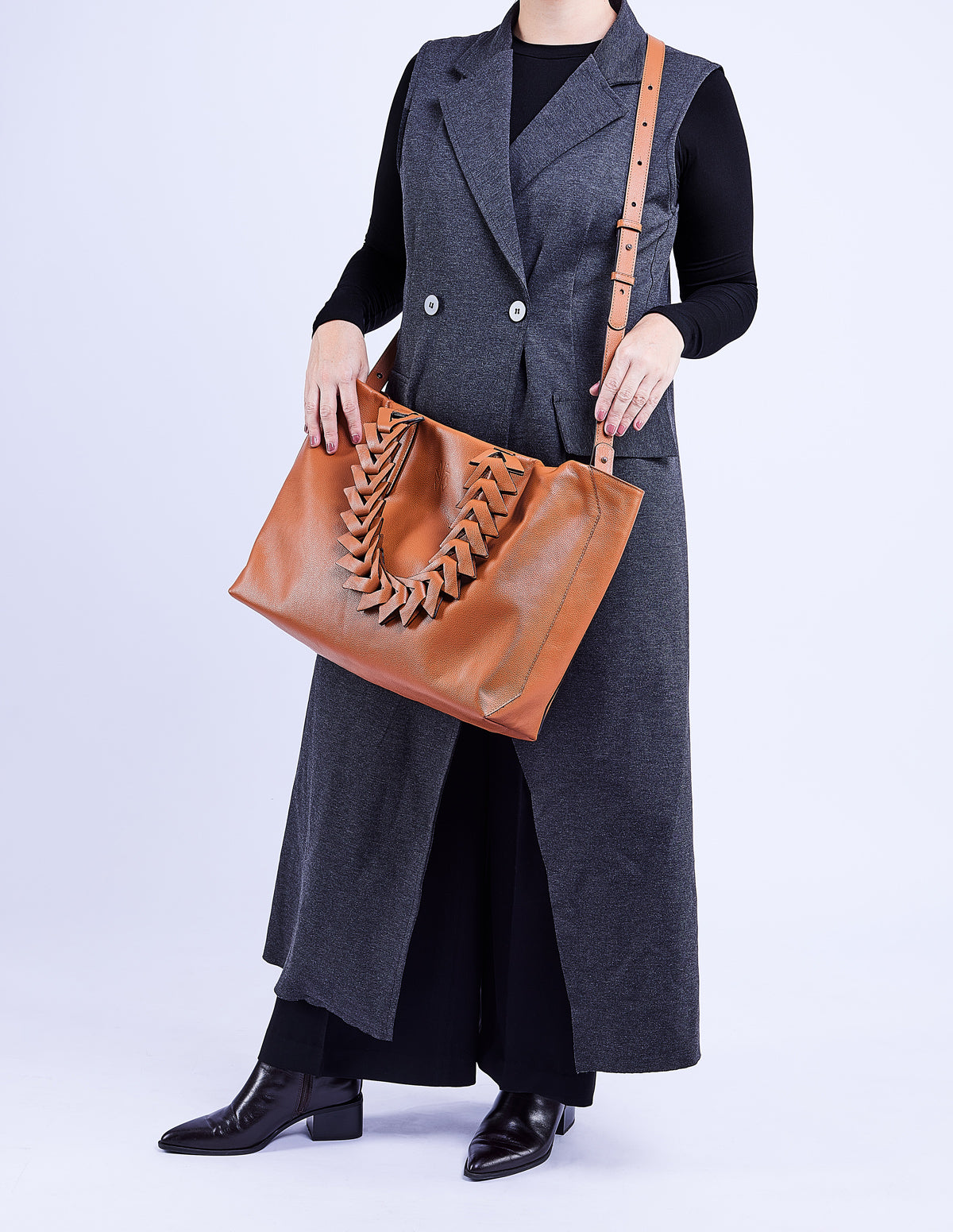 Nuevo Caro Laptop Tote 15" Miel