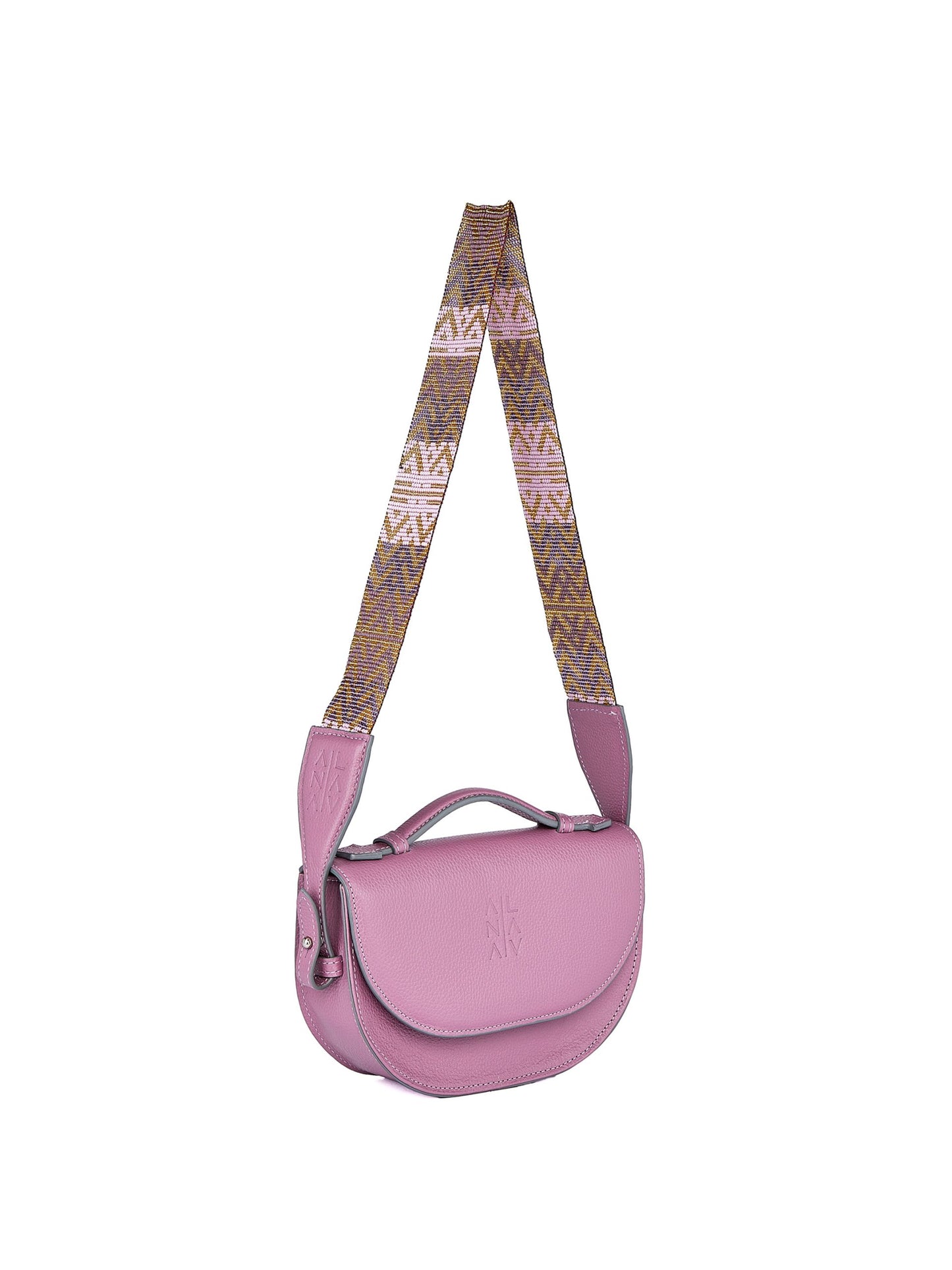Moon belt bag Uva + correa en Mostacilla