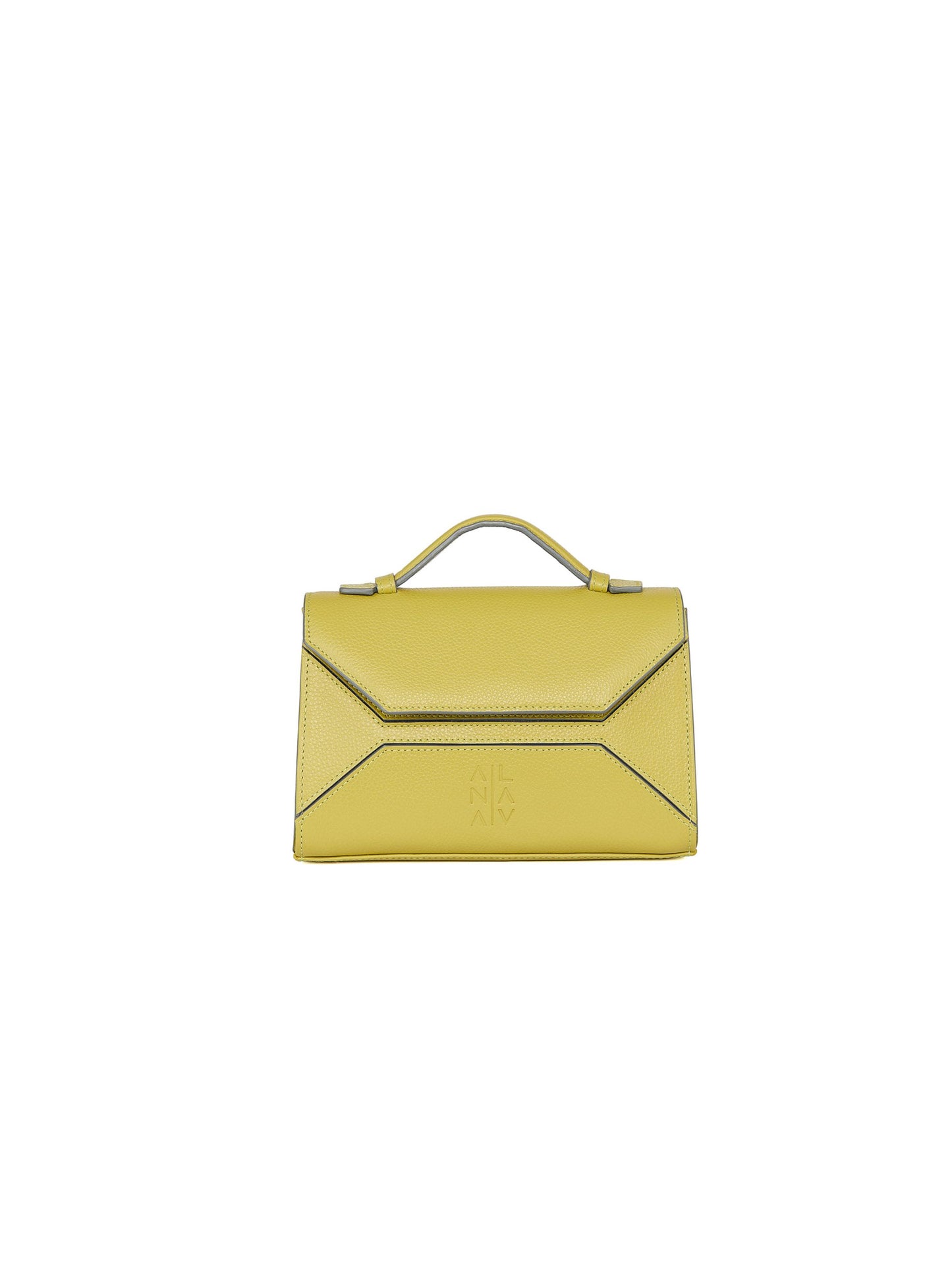 Sofi Minibag verde Limoncello + correa en Mostacilla