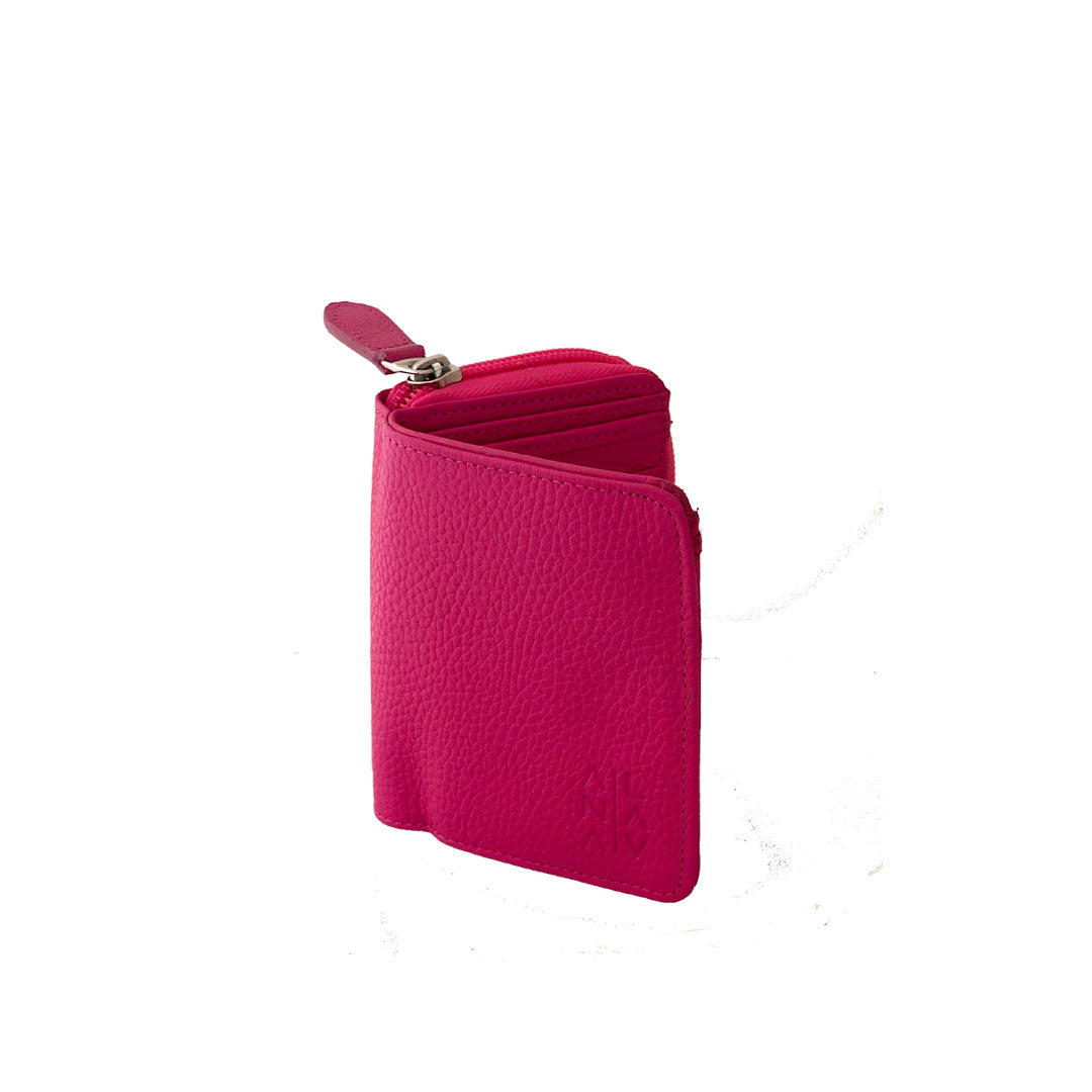 Billetera Monedero Fucsia liso