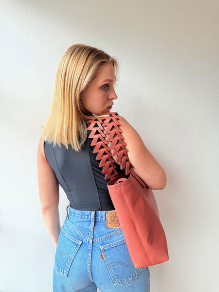 Caro laptop Tote Ladrillo