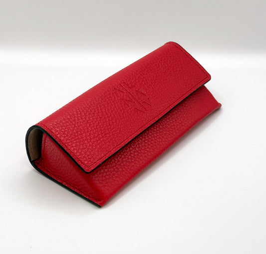 Sunglasses Leather case- Rojo