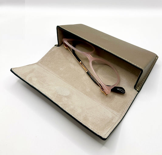 Sun glasses Leather case - Taupé