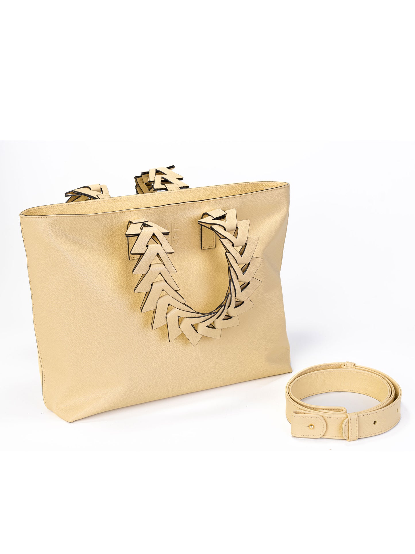 Caro Laptop Tote Amarillo claro