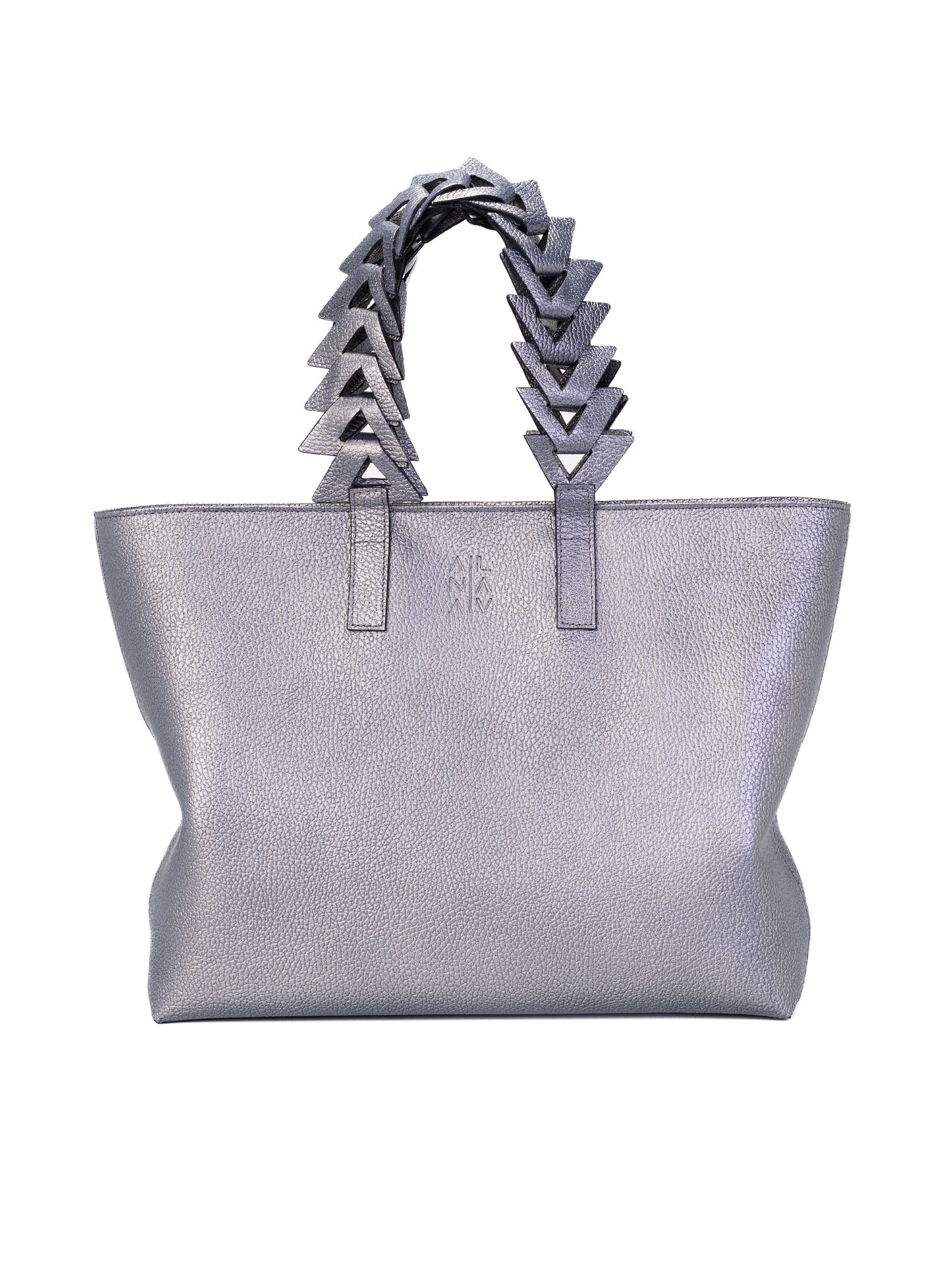 Caro Laptop Tote Plateado