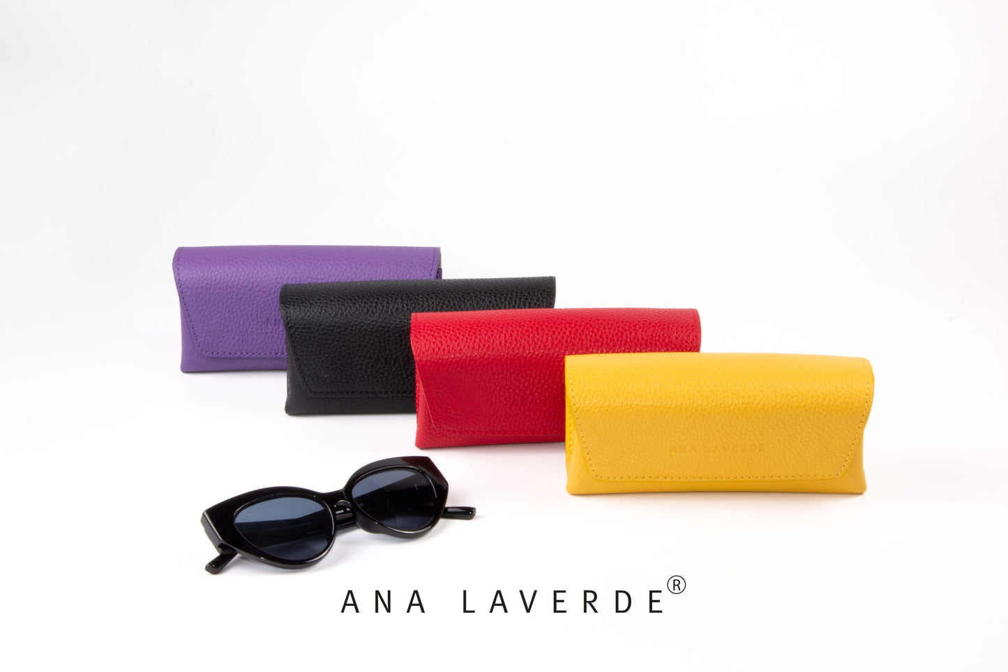 Sunglasses Leather case- Amarillo