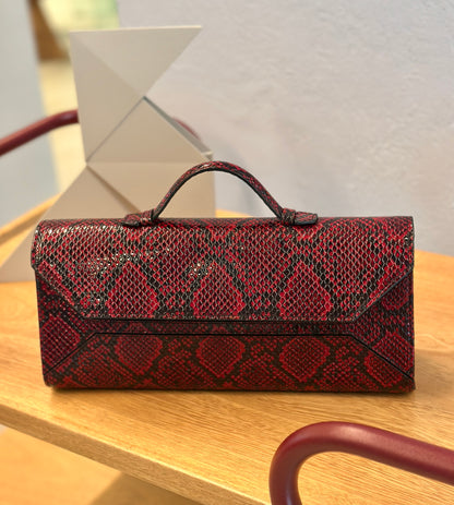 Sofi Baguette bag - tessitura vino