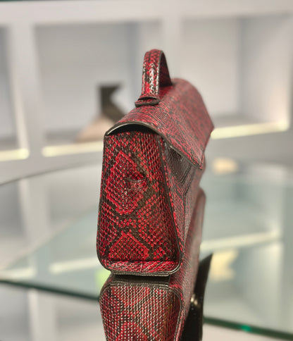 Sofi Baguette bag - tessitura vino