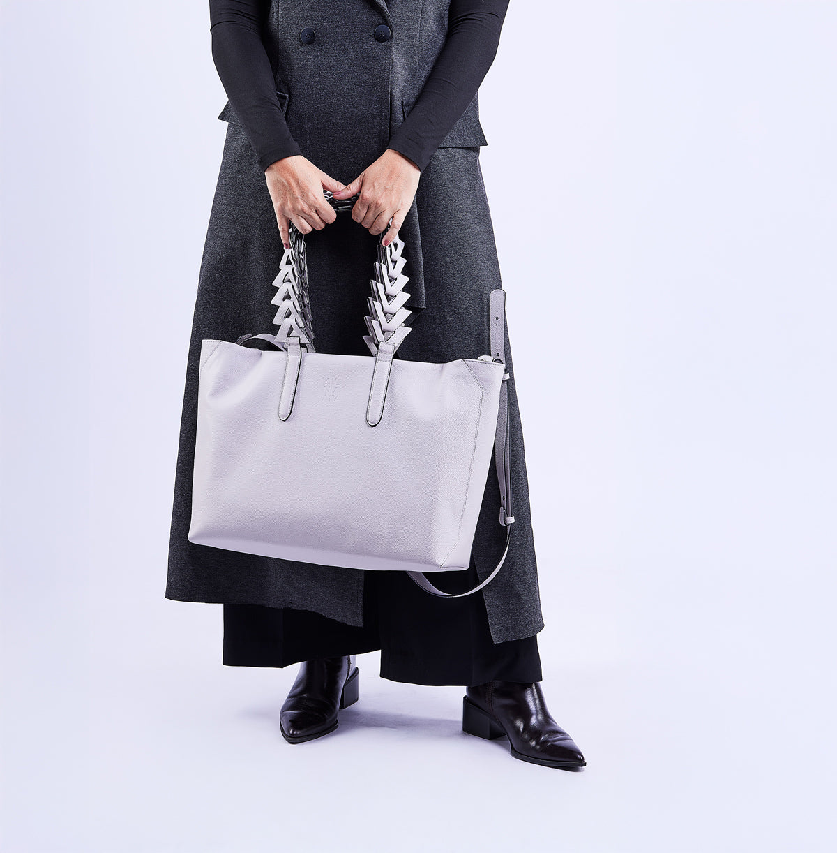 Nuevo Caro Laptop Tote 15" Blanco