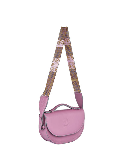 Moon belt bag Uva + correa en Mostacilla