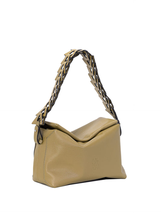 ANA Soft hobo bag verde Militar