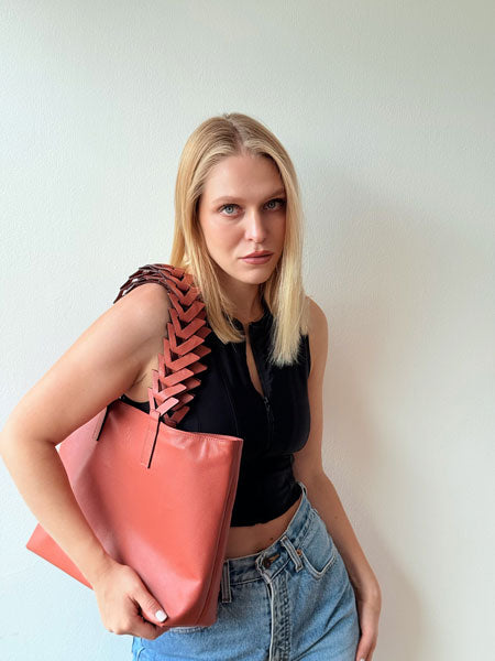 Caro laptop Tote   Ladrillo