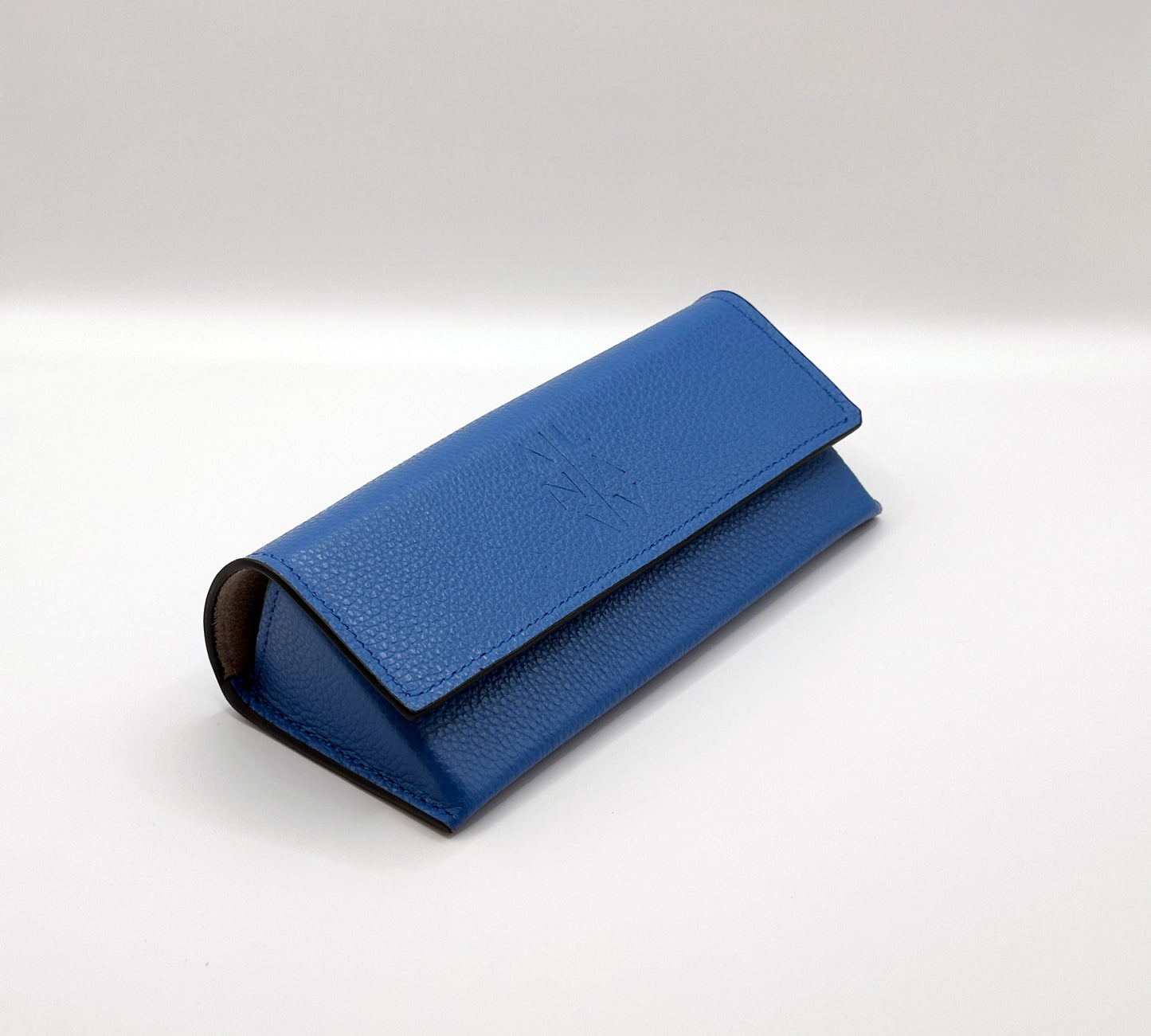 Sunglasses Leather case- Azul