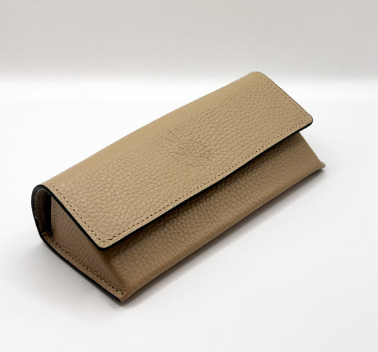 Sun glasses Leather case - Beige
