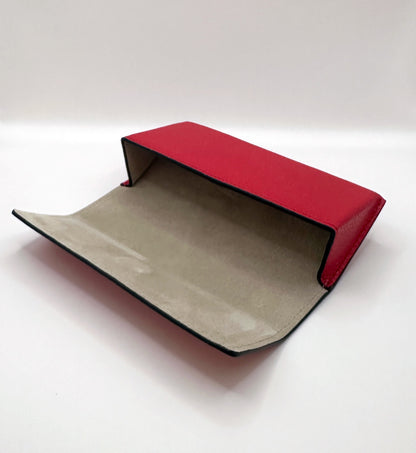 Sunglasses Leather case- Rojo