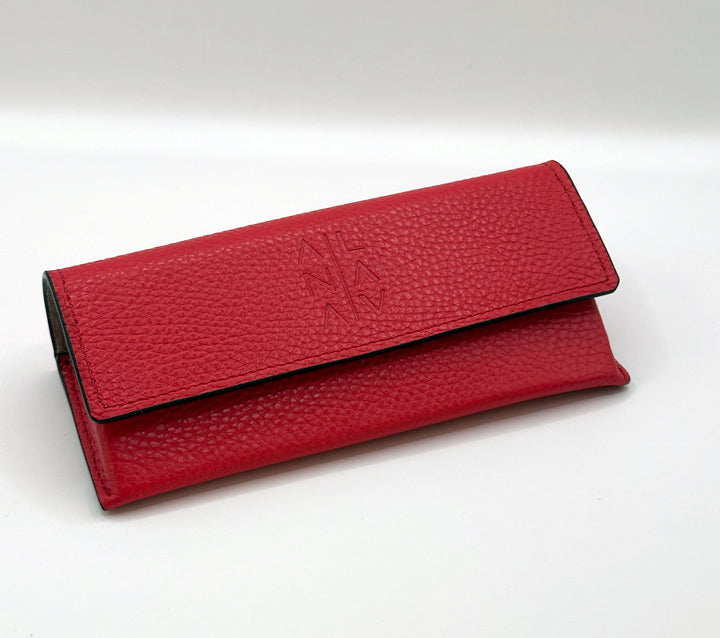 Sunglasses Leather case- Rojo
