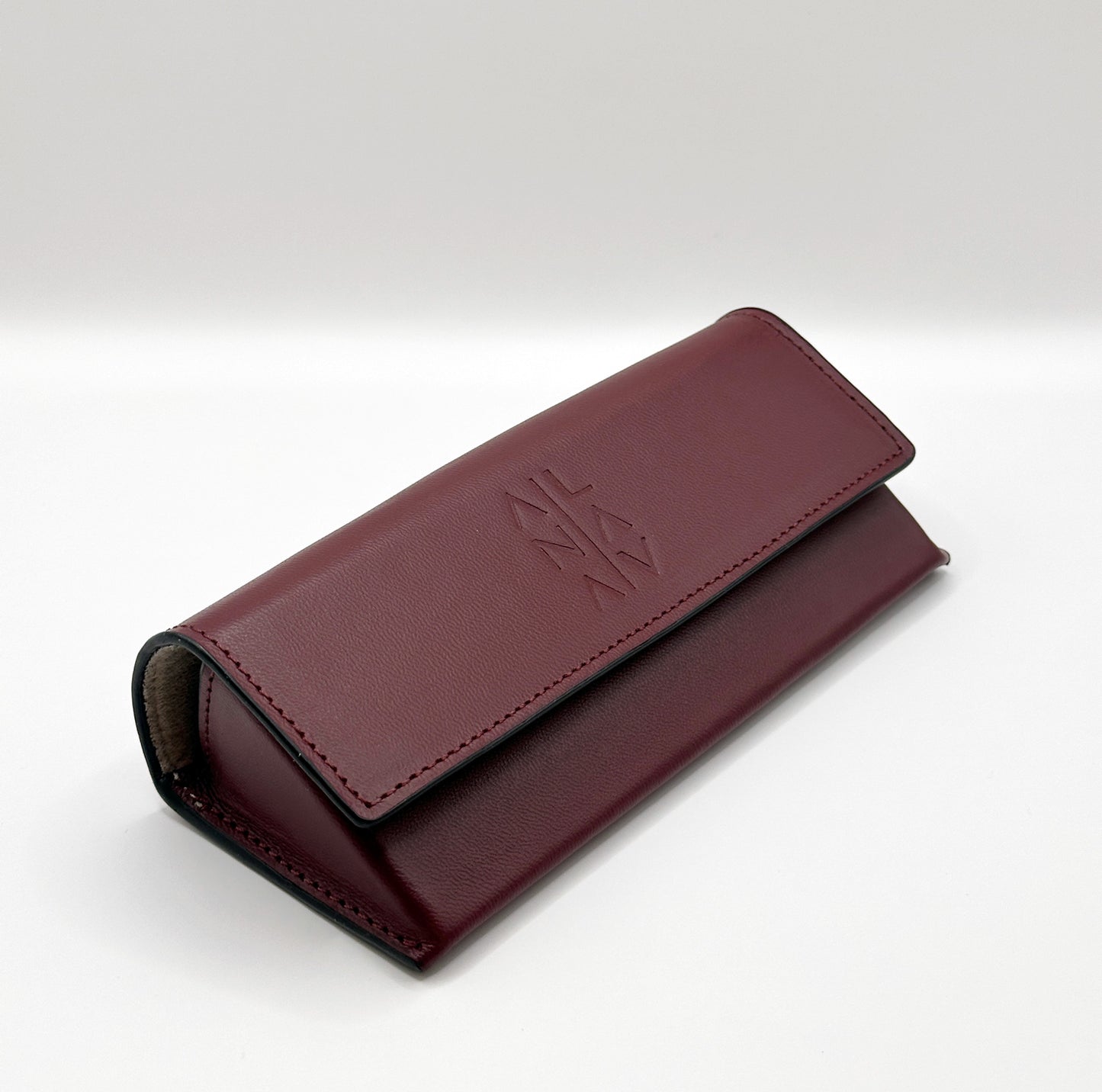 Sunglasses Leather case- Vinotinto