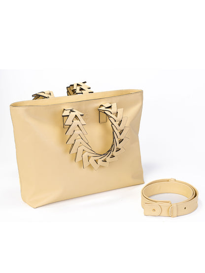 Caro Laptop Tote Amarillo claro
