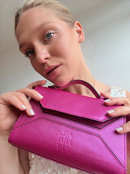 Sofi Minibag Fucsia metalizado